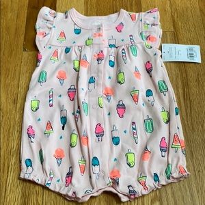 NWT ice cream romper